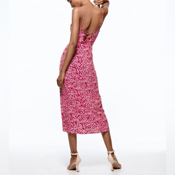 BNWOT Zara floral dress - Picture 2 of 3